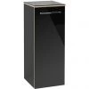 Villeroy and Boch Avento Crystal Black Wall Hung Side Cabinet