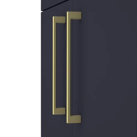 Arezzo 1000 Matt Blue Combination Furniture Pack (Brushed Brass Flush & Handles) 3 Arezzo 1000 Matt Blue Combination Furniture Pack (Brushed Brass Flush & Handles) - Image 3