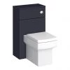 Arezzo 500 Matt Blue WC Unit with Cistern + Square Pan