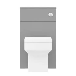 Arezzo 500 Matt Grey WC Unit with Cistern + Square Pan -Arezzo Bathroom Furniture Shop AZ5WCGSQ d3 460