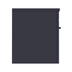 Arezzo Wall Hung Countertop Vanity Unit - Matt Blue - 600mm with Matt Black Handle 8 Arezzo Wall Hung Countertop Vanity Unit - Matt Blue - 600mm with Matt Black Handle -Arezzo Bathroom Furniture Shop AZB6WHWBK D4 460
