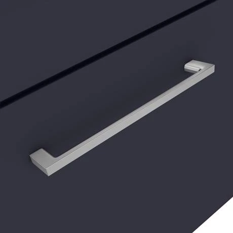 Arezzo Blue Wall Hung Sink Vanity Unit + Toilet Package with Chrome Handle 4 Arezzo Blue Wall Hung Sink Vanity Unit + Toilet Package with Chrome Handle - Image 4