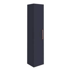 Arezzo Blue Floor Standing Vanity Unit, Tall Cabinet + Toilet Pack with Rose Gold Handles 10 Arezzo Blue Floor Standing Vanity Unit, Tall Cabinet + Toilet Pack with Rose Gold Handles -Arezzo Bathroom Furniture Shop AZBRGFSP1 d6 460