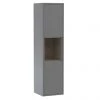 Arezzo Senza 1400mm Matt Grey / Vicenza Oak Wall Hung Tall Unit