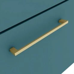 Arezzo Wall Hung Vanity Unit - Matt Green - 500mm 1-Drawer with Brushed Brass Handle 5 Arezzo Wall Hung Vanity Unit - Matt Green - 500mm 1-Drawer with Brushed Brass Handle -Arezzo Bathroom Furniture Shop AZTG5WHVBB d2 460