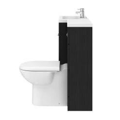 Brooklyn Black 1100mm Combination Furniture Pack -Arezzo Bathroom Furniture Shop BK1100BLK D4 460