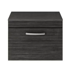 Brooklyn Wall Hung Countertop Basin Unit - Black - 605mm incl. Basin -Arezzo Bathroom Furniture Shop BWH6WTB VES131 d1 460