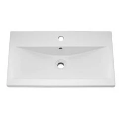 Brooklyn 800mm Black 2 Door Wall Hung Vanity Unit -Arezzo Bathroom Furniture Shop BWH82DBLK d2 460