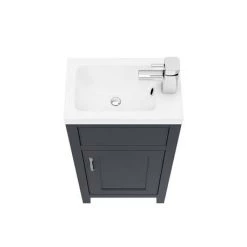 Chatsworth Traditional Graphite Small Vanity - 400mm Wide 9 Chatsworth Traditional Graphite Small Vanity - 400mm Wide -Arezzo Bathroom Furniture Shop C400BLK ND3 460