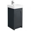 Chatsworth Traditional Graphite Vanity - 425mm Wide