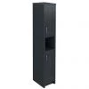 Chatsworth Traditional Graphite Tall Cabinet