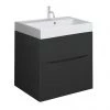 Crosswater Glide II Vanity Unit and Basin - Matt Black