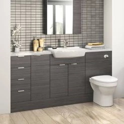 Hudson Reed 500x355mm Hacienda Black Full Depth Vanity Unit 5 Hudson Reed 500x355mm Hacienda Black Full Depth Vanity Unit -Arezzo Bathroom Furniture Shop Hudson Reed 500x355mm Hacienda Black Full Depth Vanity Unit d2 460