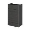 Hudson Reed 500x355mm Hacienda Black Full Depth WC Unit