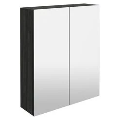 Hudson Reed 600mm Hacienda Black 50/50 Mirror Unit